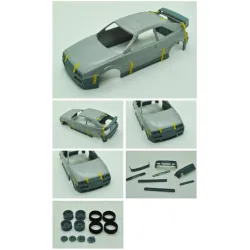 Diolex Dp24010 1/24 3d Print Vw Corrado Rieger Body Kit V2 With Wheels Transkit For Revell