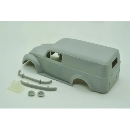 Diolex Dp24023 1/24 3d Print Resin Body Vw Beetle Van Cargo Transkit For Tamiya