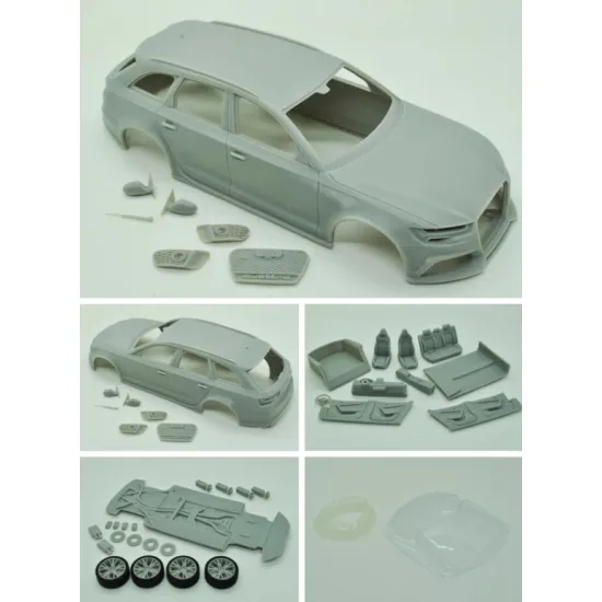 Diolex Dp24032 1/24 3d Print Resin Kit Audi Rs6 C7
