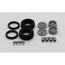 Diolex Dp24053 1/24 Wheels 15/17 Inch Weld S71 For Tamiya Fujimi Aoshima Revell