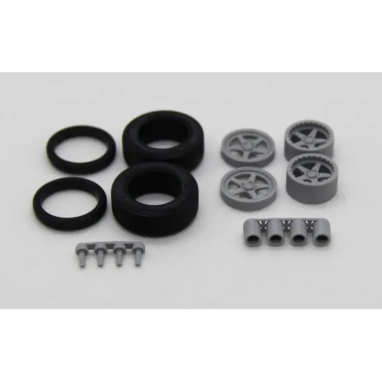 Diolex Dp24053 1/24 Wheels 15/17 Inch Weld S71 For Tamiya Fujimi Aoshima Revell