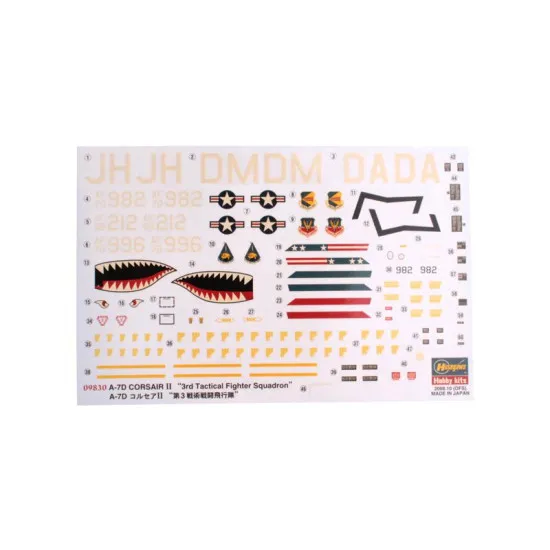 A-7D 3RD TACTICAL FIGHTER 1/48 Hasegawa 09830