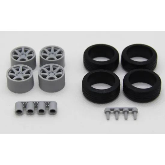 Diolex Dp24055 1/24 Wheels 16 Inch Xxr 551 For Tamiya Fujimi Aoshima Revell