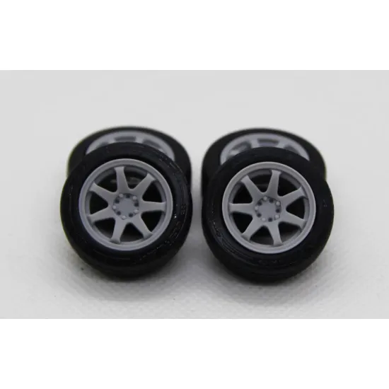 Diolex Dp24055 1/24 Wheels 16 Inch Xxr 551 For Tamiya Fujimi Aoshima Revell