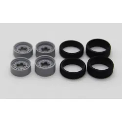 Diolex Dp24057 1/24 Wheels 17 Inch Rotiform 356 For Tamiya Fujimi Aoshima Revell