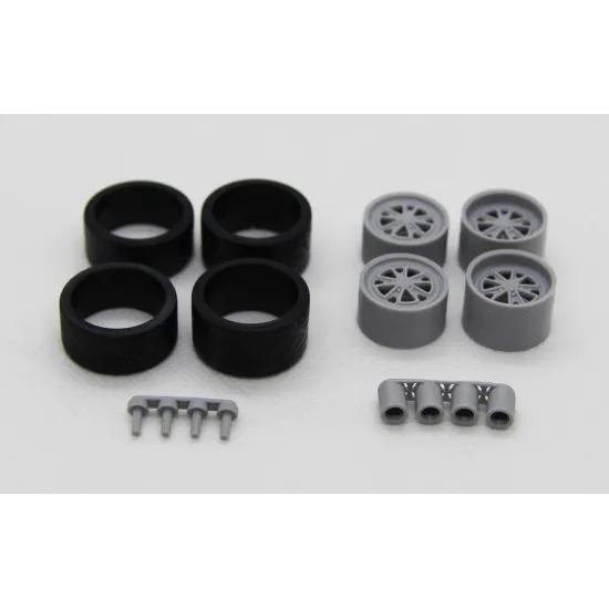 Diolex Dp24058 1/24 Wheels 17 Inch Fifteen52 Outlaw 001 3pcs For Tamiya Fujimi Aoshima Revell