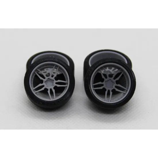 Diolex Dp24060 1/24 Wheels 18 Inch Dub Attack 5 For Tamiya Fujimi Aoshima Revell