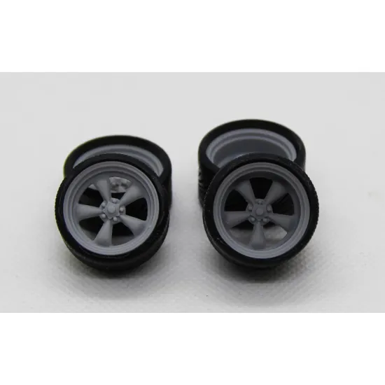 Diolex Dp24062 1/24 Wheels 19 Inch American Racing Torq For Tamiya Fujimi Aoshima Revell