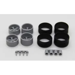 Diolex Dp24063 1/24 Wheels 19 Inch American Racing Vf479 For Tamiya Fujimi Aoshima Revell