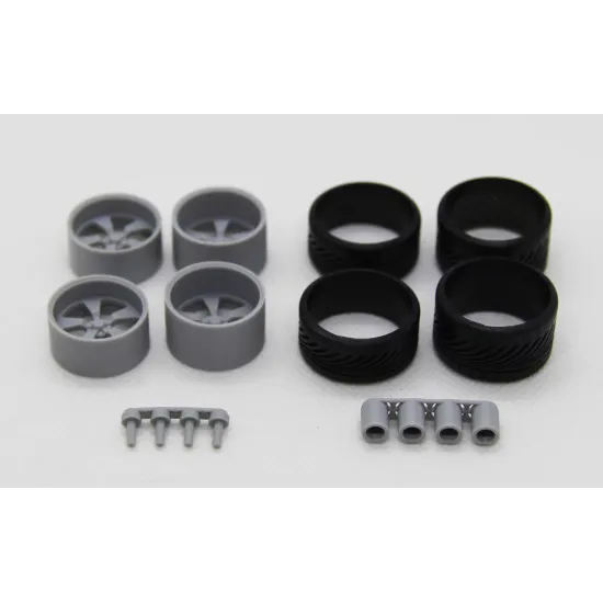 Diolex Dp24063 1/24 Wheels 19 Inch American Racing Vf479 For Tamiya Fujimi Aoshima Revell