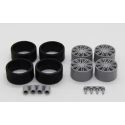 Diolex Dp24068 1/24 Wheels 21 Inch Porsche Panamera 911 Turbo Design For Revell