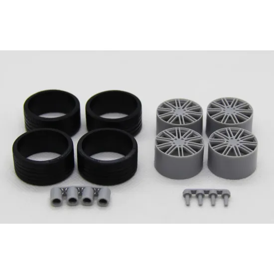 Diolex Dp24068 1/24 Wheels 21 Inch Porsche Panamera 911 Turbo Design For Revell