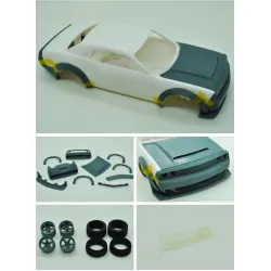 Diolex Dp24072 1/25 3d Print 2018 Dodge Challenger Srt Hellcat Demon Widebody Transkit For Amt