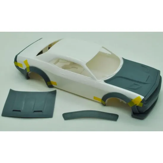 Diolex Dp24073 1/25 3d Print 2018 Dodge Challenger Srt Hellcat Widebody Transkit For Amt