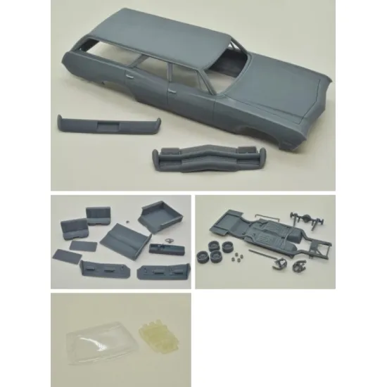 Diolex Dp24078 1/25 3d Print Resin Not Cast Kit Chevrolet Impala Wagon 1968