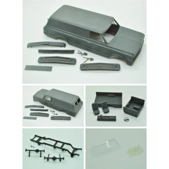 Diolex Dp24079 1/25 3d Print Resin Not Cast Kit Chevrolet Panel Truck 1970
