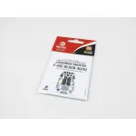 Red Fox Qs-32069 1/32 3d Decal For F-16c Block 40/42 Instrument Panel For Tamiya