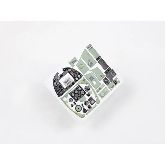 Red Fox Qs-32153 1/32 3d Instrument Panel Supermarine Spitfire Mk.ia For Hobby 2000