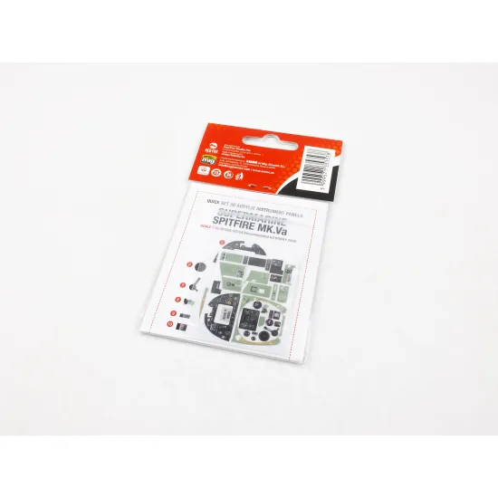 Red Fox Qs-32154 1/32 3d Instrument Panel Supermarine Spitfire Mk.va Hobby 2000