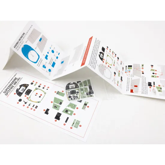 Red Fox Qs-32156 1/32 3d Instrument Panel Supermarine Spitfire Mk.ixc For Revell