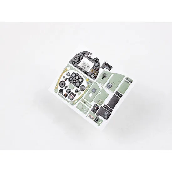 Red Fox Qs-32156 1/32 3d Instrument Panel Supermarine Spitfire Mk.ixc For Revell