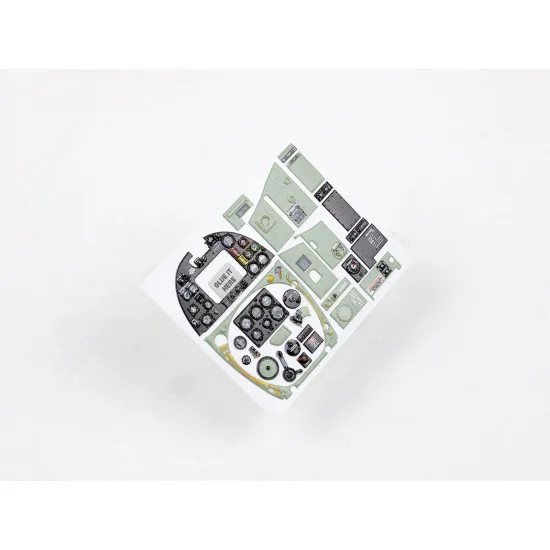 Red Fox Qs-32157 1/32 3d Instrument Panel Supermarine Spitfire Mk.iia For Hobby 2000