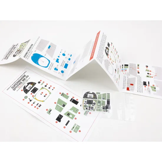 Red Fox Qs-32157 1/32 3d Instrument Panel Supermarine Spitfire Mk.iia For Hobby 2000