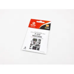 Red Fox Qs-32166 1/32 3d Instrument Panel North American P-51d Mustang