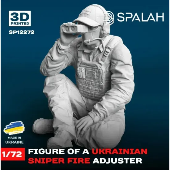 Spalah 12272 1/72 Figure Ukrainian Sniper Fire Adjuster Resin Model Kit