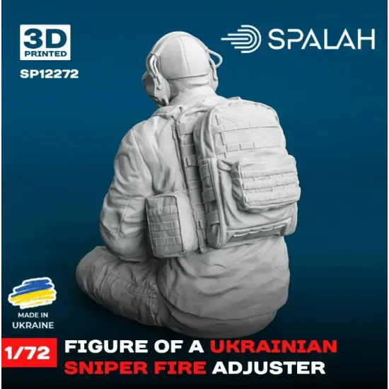 Spalah 12272 1/72 Figure Ukrainian Sniper Fire Adjuster Resin Model Kit