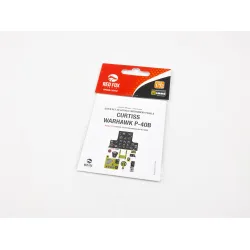 Red Fox Qs-32172 1/32 3d Decal Instrument Panel For P-40b Warhawk For Gwh