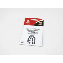 Red Fox Qs-32174 1/32 3d Decal Instrument Panel For Focke Wulf Fw 109d-9 For Hasegawa Revell Hobby 2000