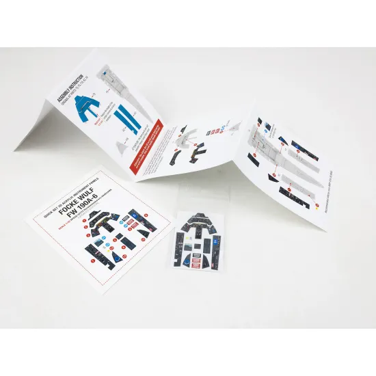 Red Fox Qs-32175 1/32 3d Decal Instrument Panel Focke Wulf Fw 190a-6 Hasegawa