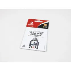 Red Fox Qs-32176 1/32 3d Decal Instrument Panel Focke Wulf Fw 190a-8 Hasegawa