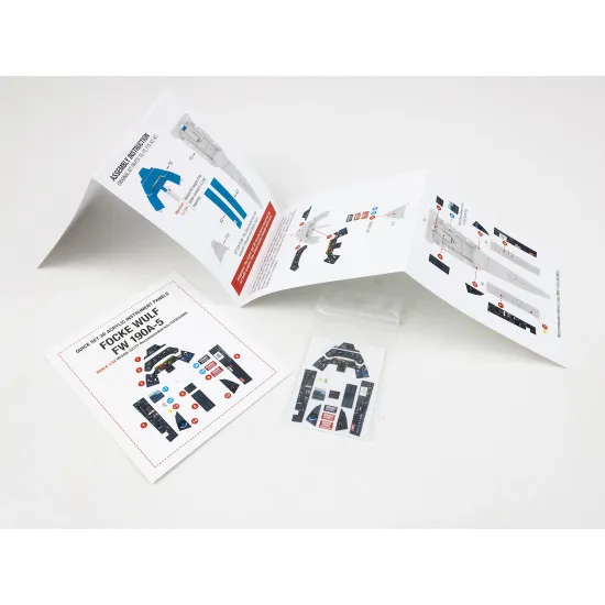 Red Fox Qs-32177 1/32 3d Decal Instrument Panel Focke Wulf Fw 190a-5 Hasegawa