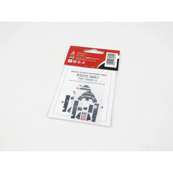 Red Fox Qs-32177 1/32 3d Decal Instrument Panel Focke Wulf Fw 190a-5 Hasegawa