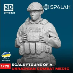 Spalah 13472 1/72 Figure Ukrainian Combat Medic Resin Model Kit