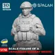 Spalah 13472 1/72 Figure Ukrainian Combat Medic Resin Model Kit