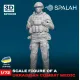 Spalah 13472 1/72 Figure Ukrainian Combat Medic Resin Model Kit