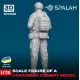 Spalah 13472 1/72 Figure Ukrainian Combat Medic Resin Model Kit
