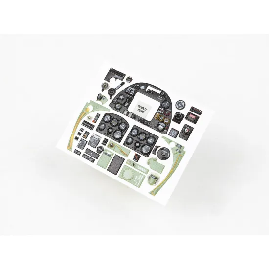 Red Fox Qs-32188 1/32 3d Decal Instrument Panel For Spitfire Mk.ixc For Tamiya