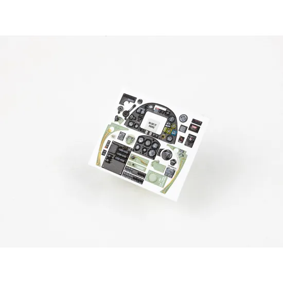 Red Fox Qs-32189 1/32 3d Decal Instrument Panel For Supermarine Spitfire Mk.viii For Tamiya