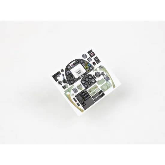 Red Fox Qs-32189 1/32 3d Decal Instrument Panel For Supermarine Spitfire Mk.viii For Tamiya