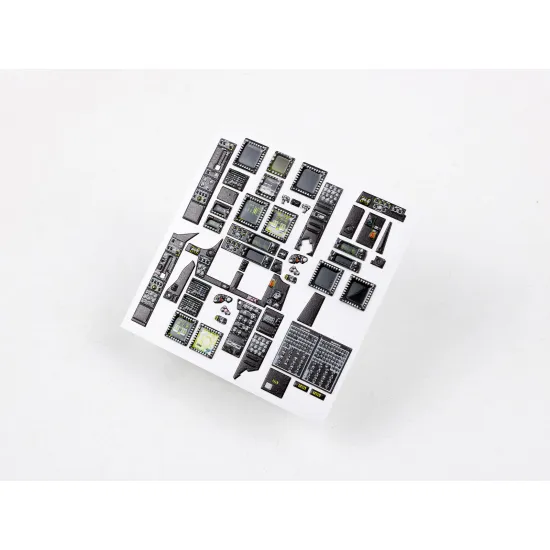 Red Fox Qs-35026 1/35 3d Instrument Panel Supermarine Spitfire Mk.viii Tamiya
