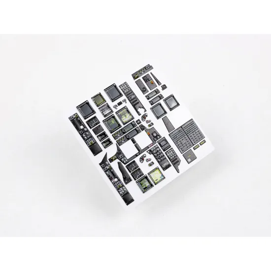 Red Fox Qs-35026 1/35 3d Instrument Panel Supermarine Spitfire Mk.viii Tamiya
