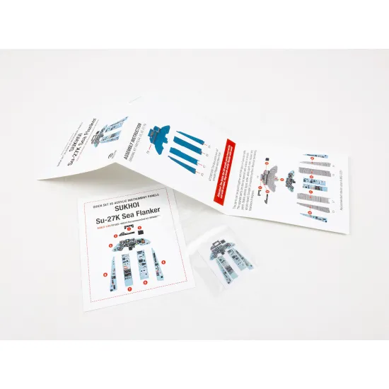 Red Fox 48024 1/48 3d Instrument Panel Sukhoi Su-27k Sea Flanker For Minbase