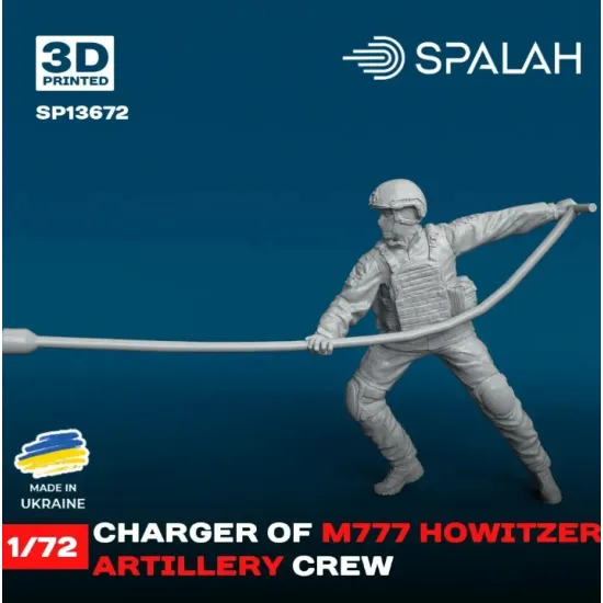 Spalah 13672 1/72 Figure Charger Of M777 Howitzer Model Kit