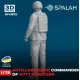 Spalah 13872 1/72 Figure Artillery Crew Commander Of M777 Howitzer Model Kit
