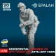 Spalah 13972 1/72 Figure Horizontal Gunner Of M777 Howitzer Model Kit