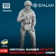 Spalah 14072 1/72 Figure Vertical Gunner Of M777 Howitzer Model Kit
